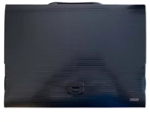 Τσάντα σχεδίου πλαστική 33x45x5cm μαύρη
