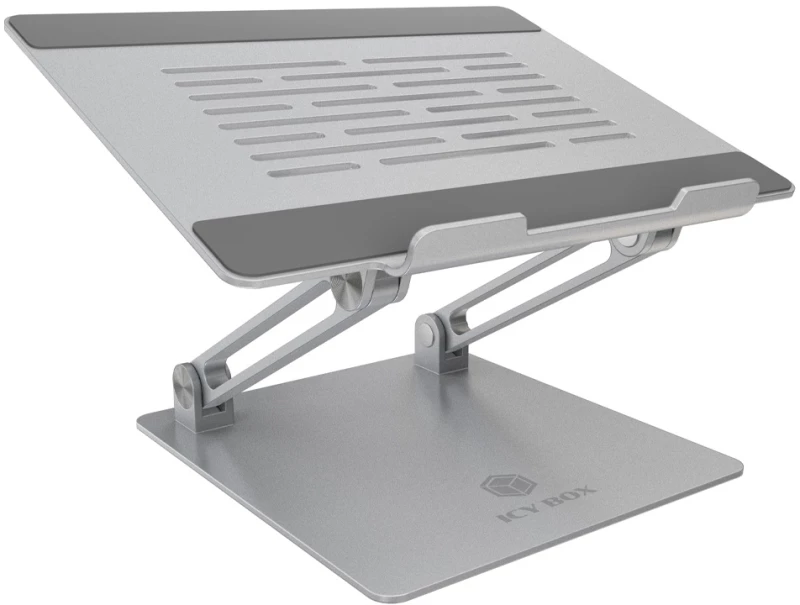 Icy Box Non-slip & Height Adjustable Notebook Holder 17' Silver