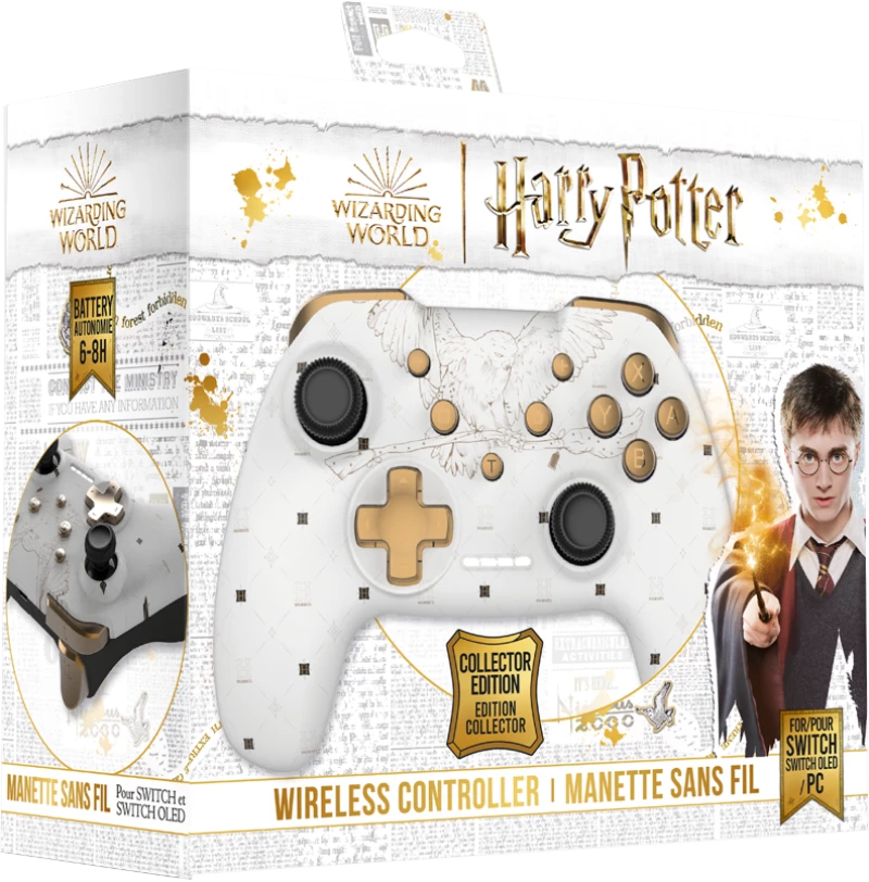 Trade Invaders Wireless Controller Harry Potter Hedwig White (Nintendo Switch) / Nintendo Switch