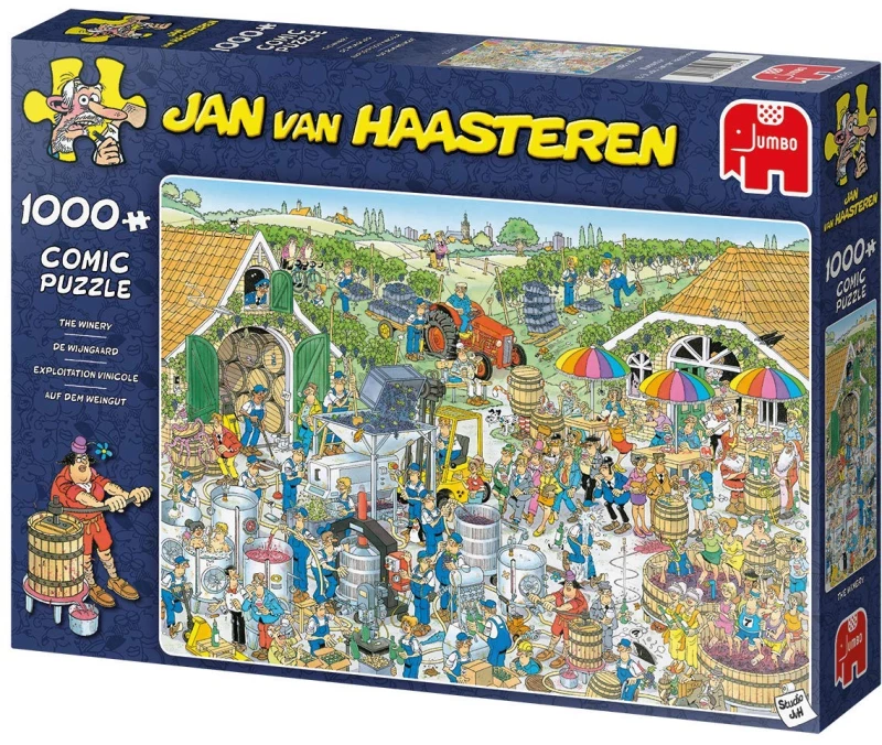 Jan Van Haasteren - The Winery,  1000 Piece Puzzle (JUM9095) / Toys