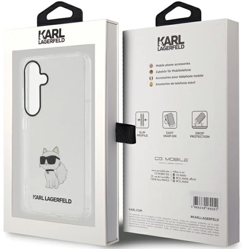 Karl Lagerfeld KLHCS24MHNCHTCT S24+ S926 transparent hardcase IML Choupette