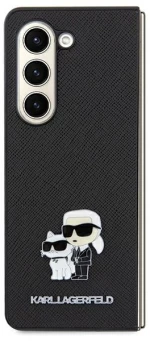 Karl Lagerfeld Saffiano Karl&Choupette Pin case for Samsung Galaxy A35 - black
