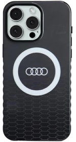 Audi IML Big Logo MagSafe case for iPhone 15 Pro Max - black