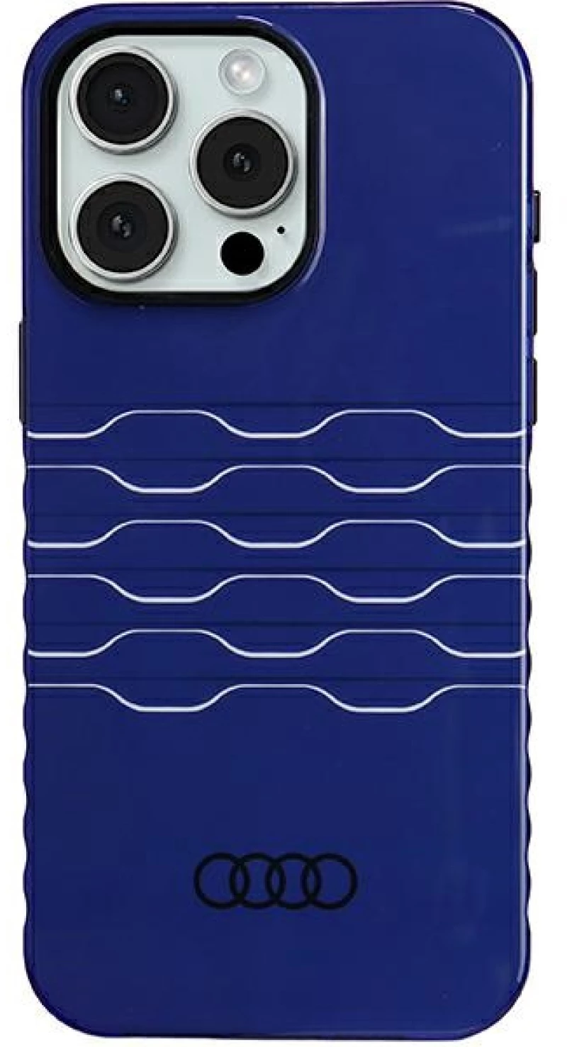 Audi IML MagSafe case for iPhone 15 Pro Max - blue