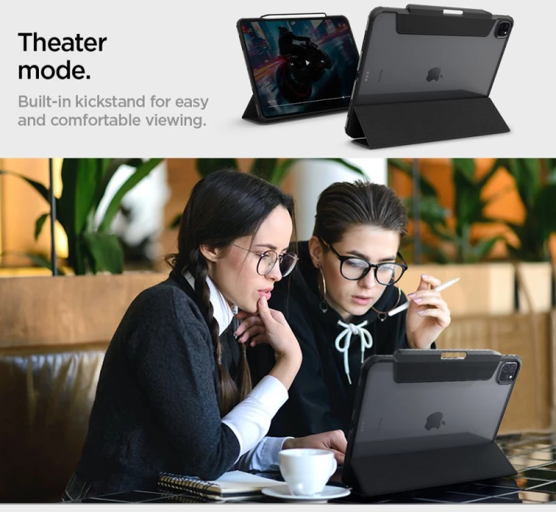 Spigen Ultra Hybrid Pro Case for iPad Pro 13" 2024 - Black