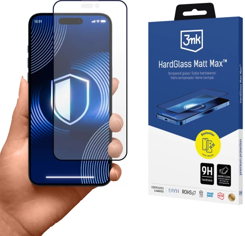 Tempered glass 3mk HardGlass Matt Max for iPhone 16 Pro Max