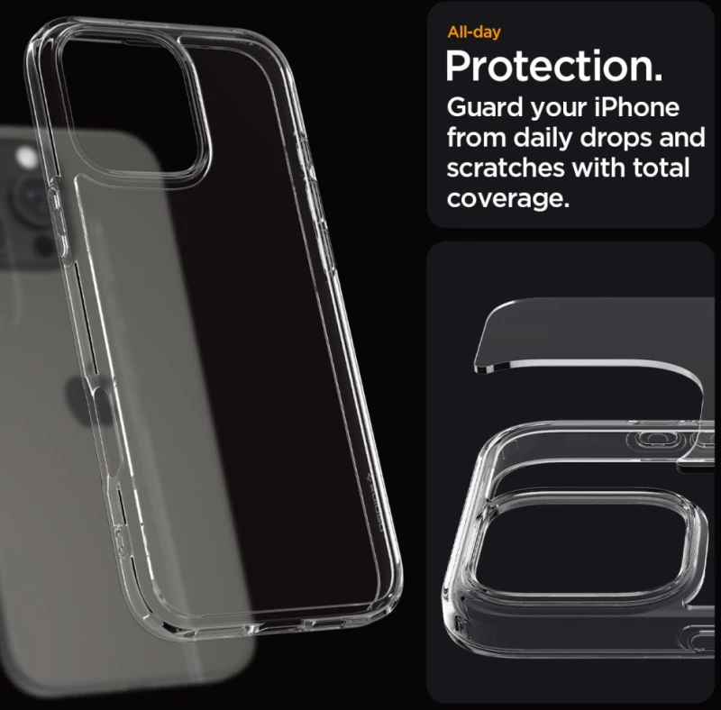 Spigen Ultra Hybrid iPhone 16 Pro Case - Clear