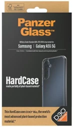 PanzerGlass HardCase with D3O® Bio and Military Grade certification for Samsung Galaxy A55 5G - transparent
