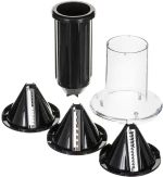 WMF KULT X electric food chopper 1.25 L Black,Chrome,Transparent 80 W