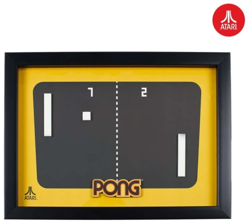 Official Atari 3D Wall Art - Pong Collection / Fan Shop and Merchandise