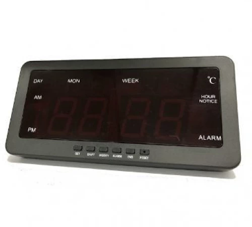 Ρολόι- ξυπνητήρι με ένδειξη θερμοκρασίας OEM  1909-Α