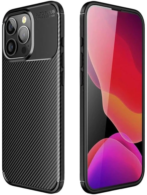 Θήκη Ancus AutoFocus Carbon Fiber για Apple iPhone 16 Pro Max Μαύρη