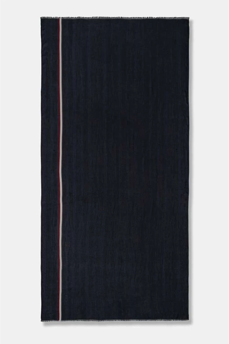 Tommy Hilfiger AW0AW17345-DW6 Μεγάλο Κασκόλ Μπλε