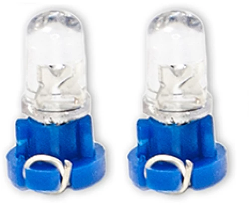 ΛΑΜΠΑΚΙΑ LED T3 12V LED 6.000K ΜΠΛΕ ΦΩΣ 8mm DGA - 2ΤΕΜ.