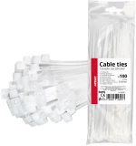 ΔΕΜΑΤΙΚΑ/ΔΕΤΙΚΑ ΚΑΛΩΔΙΩΝ TIE WRAP (ΤΑΙΡΑΠ) 2.5 x 200mm (ΛΕΥΚΟ)  ΑΜΙΟ - 100 ΤΕΜ.