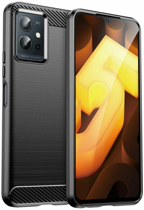TechWave Carbon case for Vivo Y55 5G black
