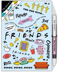 FRIENDS ΣΕΤ ΣΗΜΕΙΩΜΑΤΑΡΙΟ ΚΑΙ QUOTE ΣΤΥΛΟ ΜΠΛΕ (#FS149458)
