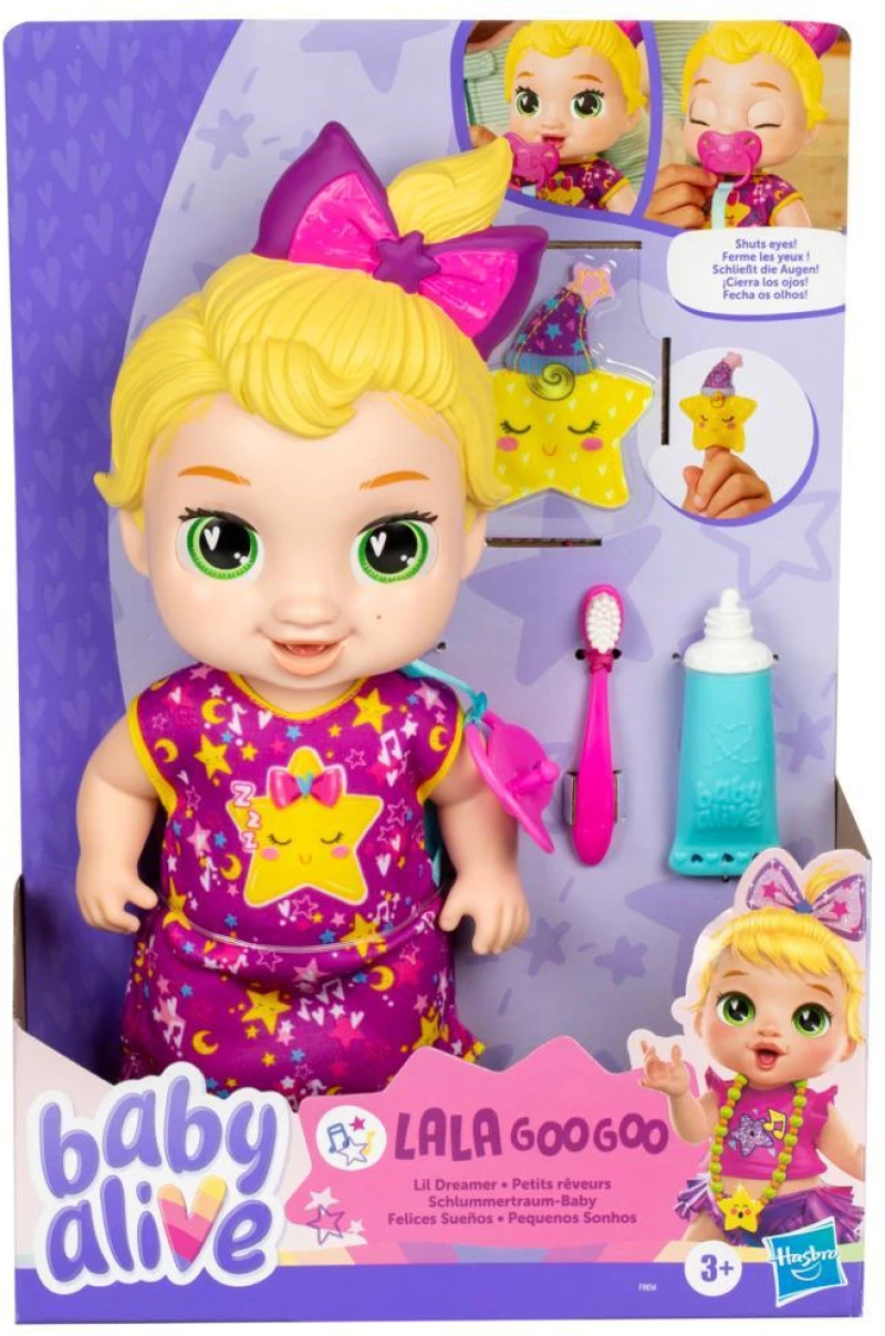 BABY ALIVE BEDTIME ΚΟΥΚΛΑ ΜΩΡΟ LALA GOO GOO (#F9856)