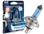 Philips H4 CrystalVision ultra moto Bright white light 10G Xenon effect 12V 12342CVUBW