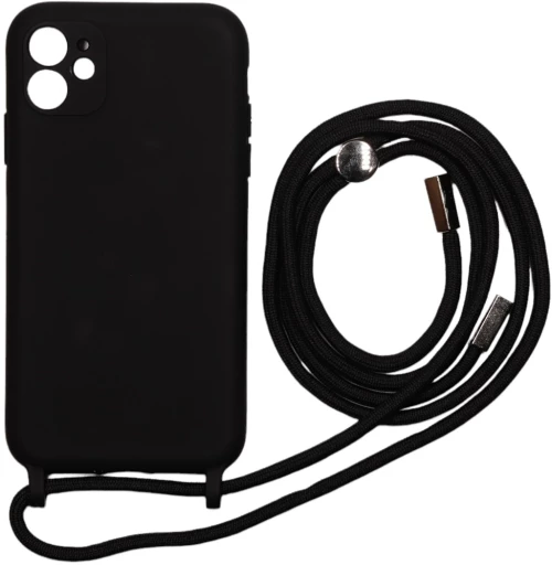 Technovo Silicone Case Lace Apple iPhone 11 Μαύρη