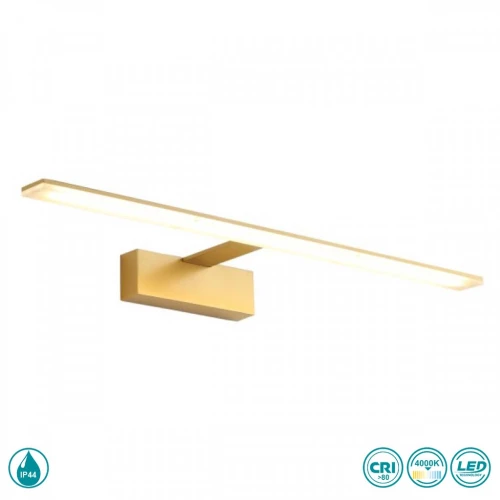 Απλίκα Μπάνιου Spot Light Mika 6513 Χρυσό Ματ (3000K)