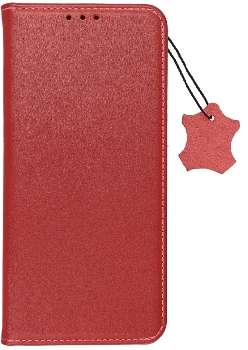 TechWave Pure Leather case for Samsung Galaxy S24 red