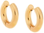 Σκουλαρίκια Κρίκοι SENZA Steel Gold Plated 2 cm