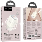 Φορτιστής Ταξιδίου Hoco N43 Vista με USB-C PD30W GaN Tech Small Size Λευκό