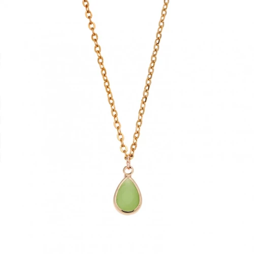 Κολιέ Senza Steel Gold Plated