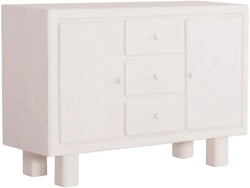 ΜΠΟΥΦΕΣ ΣΕΙΡΑ SANTORINI HM18048 MDF ΣΕ ΥΠΟΛΕΥΚΟ ΧΡΩΜΑ-3 ΣΥΡΤΑΡΙΑ & 2 ΠΟΡΤΕΣ 120x38x80Υεκ. (1 τεμάχια)