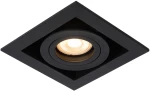 Lucide CHIMNEY - Recessed spotlight - 1xGU10 - Black - 09926/01/30