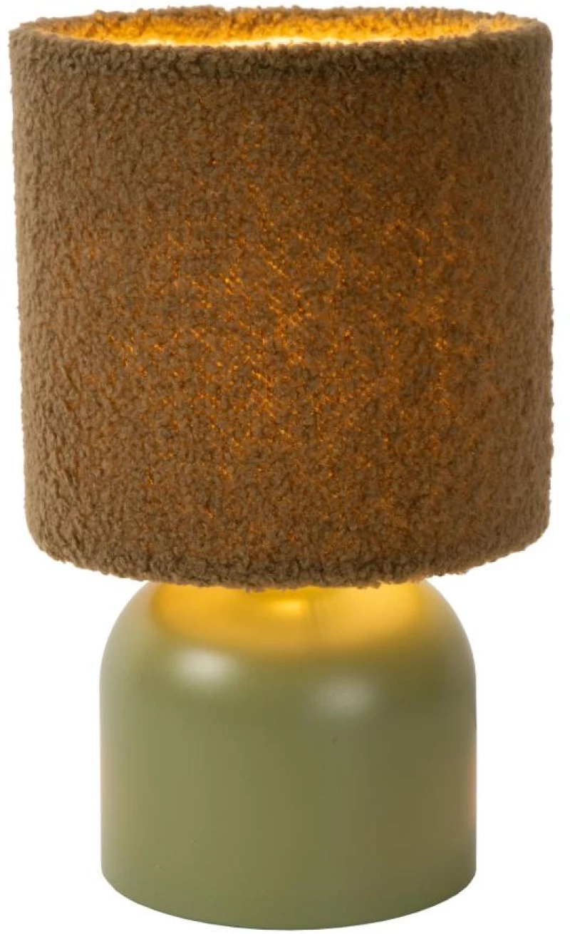 Lucide WOOLLY - Table lamp - Ø 16 cm - 1xE14 - Green - 10516/01/33