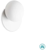 Απλίκα Ideal Lux Ninfea AP1 306940 Λευκό Ματ