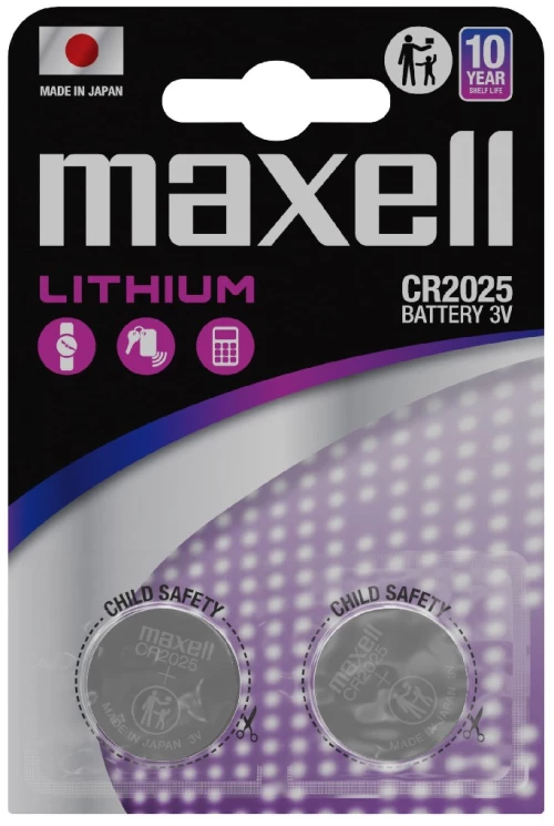 Buttoncell Maxell CR2025 3V Τεμ. 2