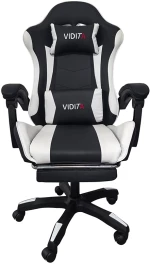 A6060 ΜΑΥΡΟ/ΛΕΥΚΟ ΠΟΛΥΘΡΟΝΑ GAMING/ΜΕ ΥΠΟΠΟΔΙΟ - ZITA PLUS
