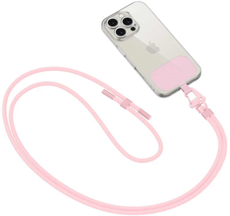 Tech-Protect Κορδόνι Κινητού Crossbody Baby Pink