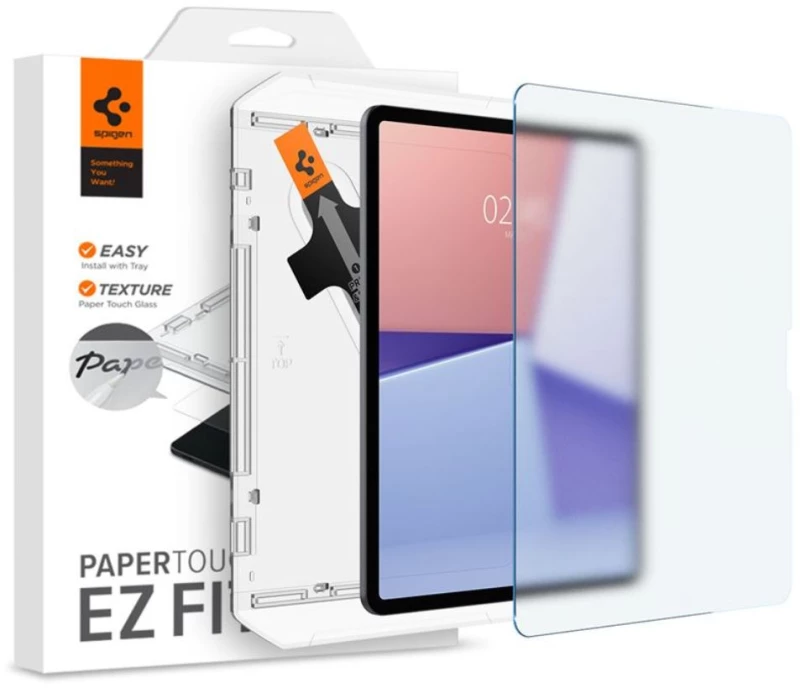 Spigen Paper Touch EZ Fit Tempered Glass iPad Air 13" 2024 - Δωρεάν Τοποθέτηση
