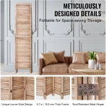 VEVOR Wood Divider Room Ξύλινο πάνελ 8 για Διαχωρισμό Δωματίων Home Office