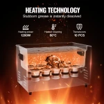 VEVOR Ultrasonic Cleaner 30L Μηχάνημα καθαρισμού με Timer Heater & Basket 600W