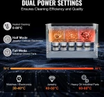 VEVOR Ultrasonic Cleaner 30L Μηχάνημα καθαρισμού με Timer Heater & Basket 600W