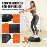VEVOR 26" Half Exercise Ball Trainer Yoga Balance Stability Band Resistance Ball