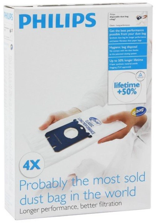 Philips FC8021/03 Σακούλες Σκούπας 4τμχ Συμβατή με Σκούπα Philips