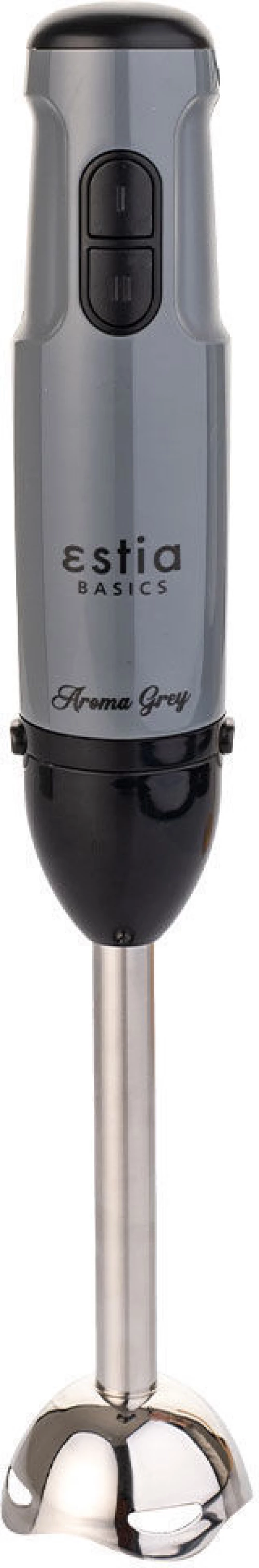 Estia 06-9984 Aroma Ραβδομπλέντερ με Ανοξείδωτη Ράβδο 400W, Γκρι