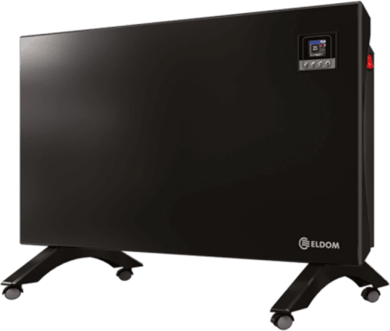 Eldom RH01F20W-B Θερμοπομπός Δαπέδου 2000W με Ηλεκτρονικό Θερμοστάτη Μαύρο