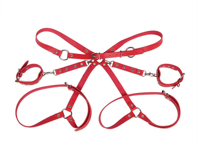 SUBBLIME - 953706 HANDCUFFS WITH BONDAGE BELT - ( Κωδικός Προϊόντος : D-242143 )