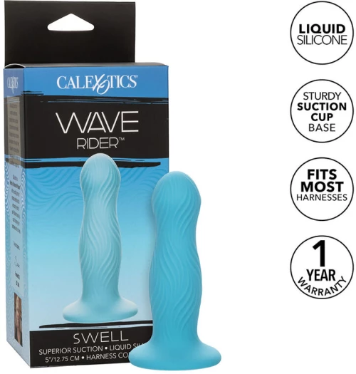 CALEXOTICS - WAVE RIDER SWELL ANAL PLUG BLUE - ( Κωδικός Προϊόντος : D-241441 )