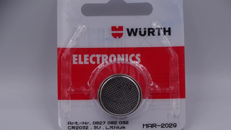Μπαταρία τύπου φακής λιθίου CR2032 3V WURTH