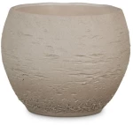 Κεραμικό Κασπώ Στρογγυλό 752/18 stone (15cm x 15.5cm) Taupe stone