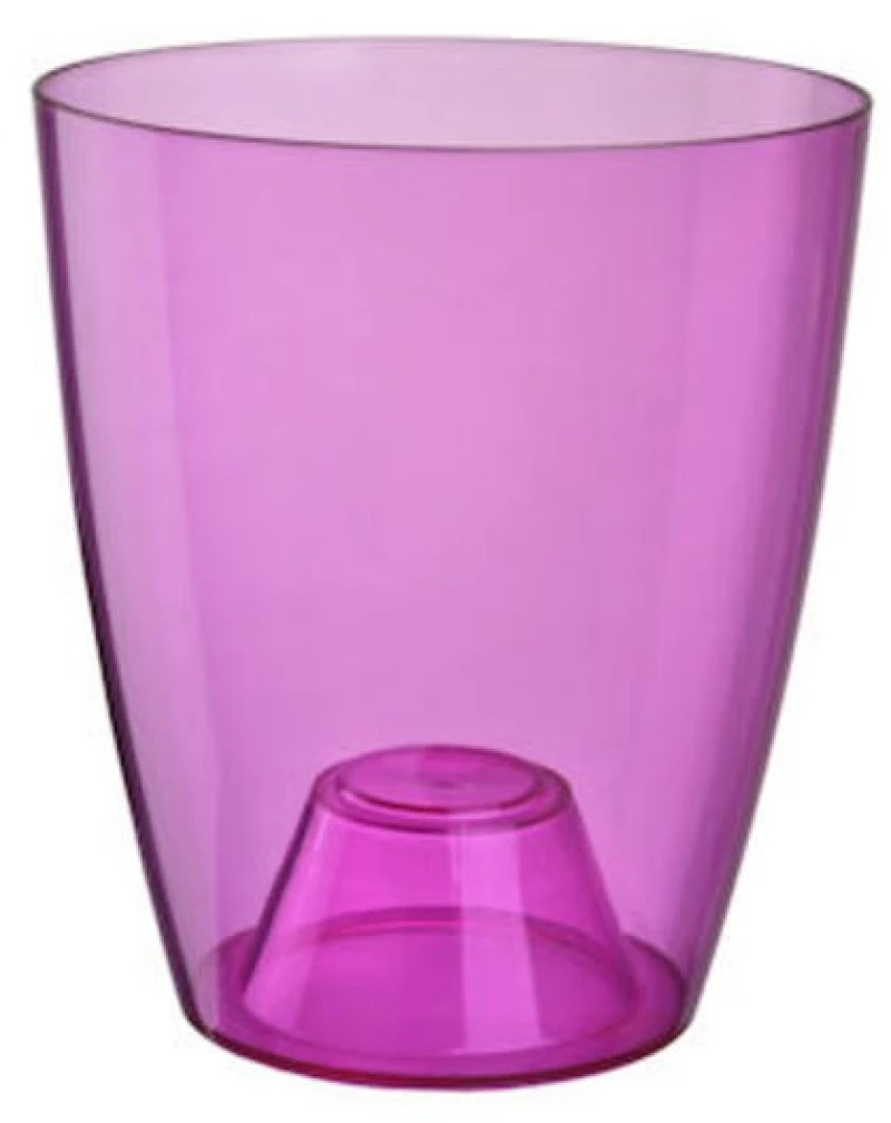 Γλάστρα Ορχιδέας ORNELA Διάφανο Violet