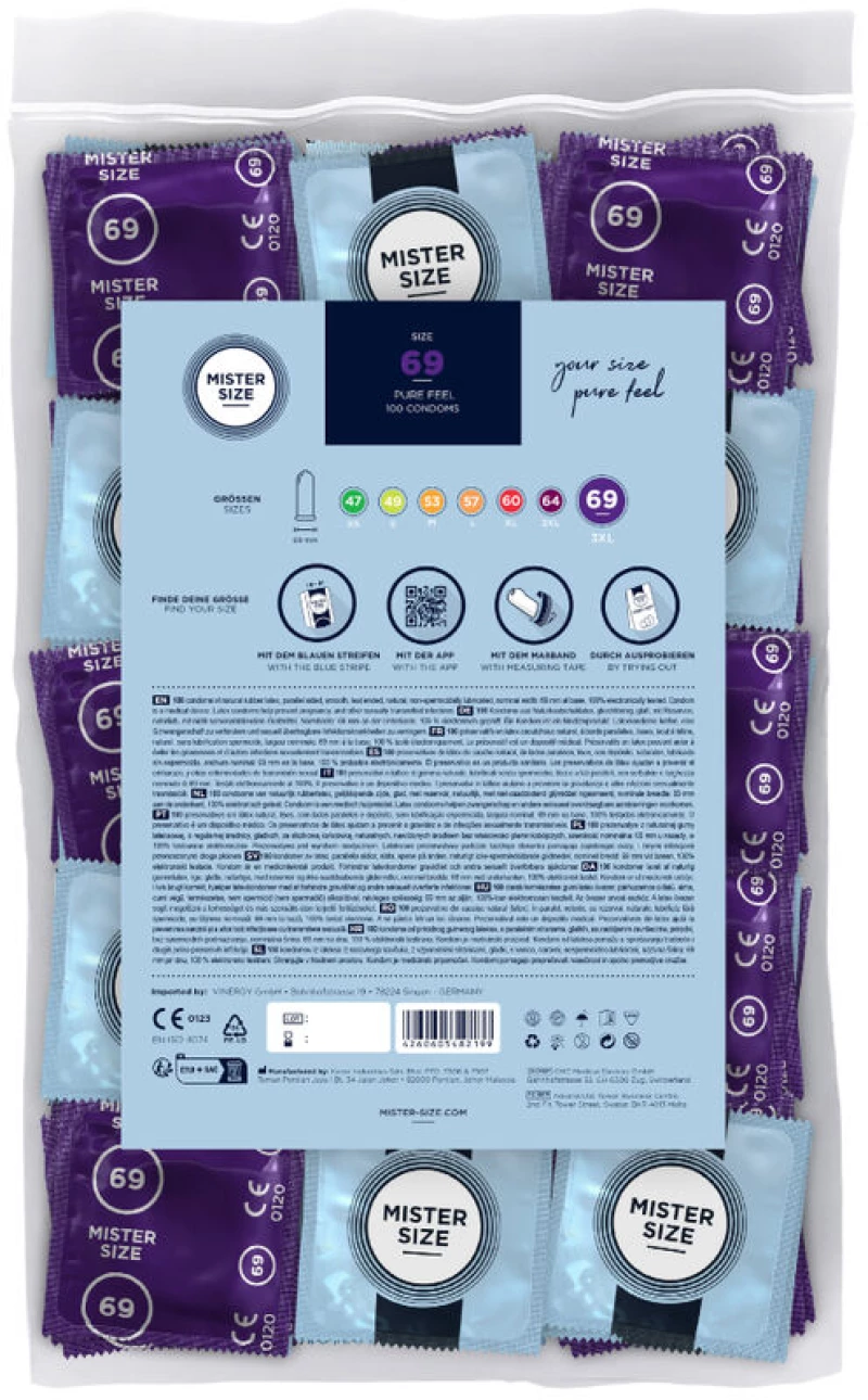 MISTER  - CONDOMS  X 69 MM (100 UNITS) - ( Κωδικός Προϊόντος : D-242304 )